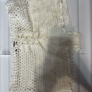 SHEIN crochet cover-up beach shorts